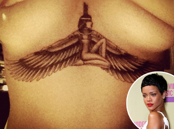 Rihanna, Tattoo Rihanna, Tattoo